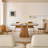 Solid Wood - Base & Ultra - Spar Crystal Dining Table-110665405