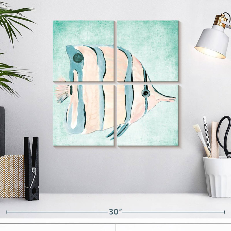 Papillon Brampt dans la mer I, H 18 po x l 18 po