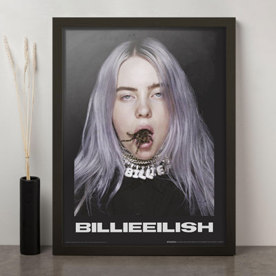 Billie Eilish Spider 1 Piece Single Picture Frame Wall Art