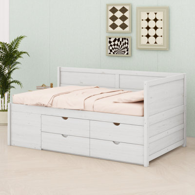 Daybed With Drawers And Shelves