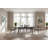 Wollara Extendable Metal Base Dining Table