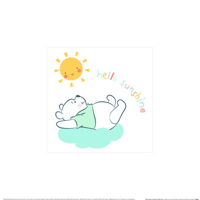 Winnie the Pooh (Hello Sunshine) Paper Print