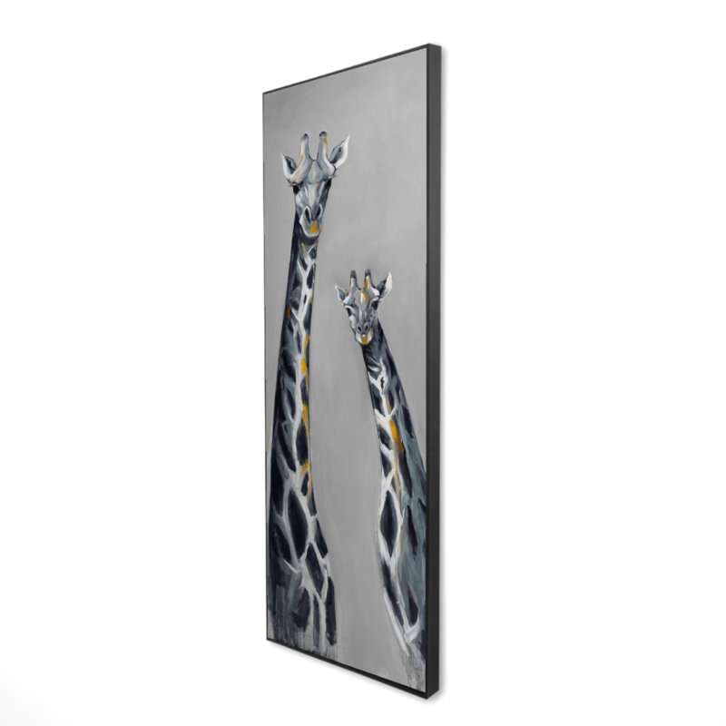 «Steel Blue Giraffe» sur toile