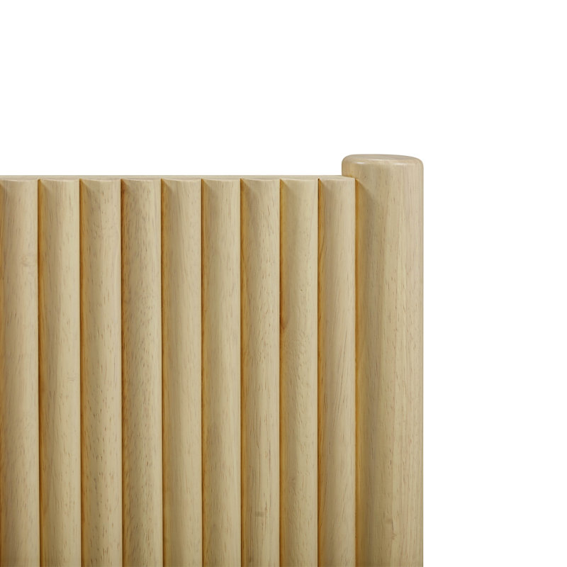 Costillo Natural Wood Bed, King