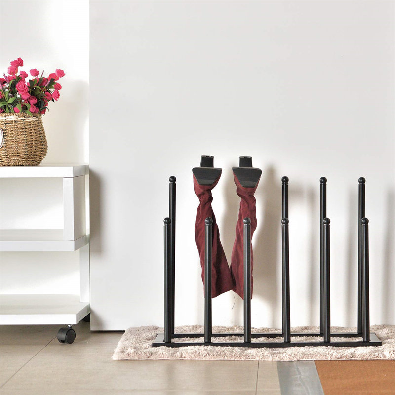 6 Pair Boot Storage, Black