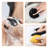 Cheer Collection Palm Size Silicone Body Scrubber with Soft Bristles and Hanging Grip Handle