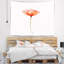 Tapisserie aquarelle grande fleur de coquelicot rouge-28508857