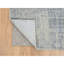 Tapis de couloir oriental gris 2 pi 6 po x 8 pi effilé transitionnel ton sur ton, jacquard tissé à la main, laine et soie à base de plantes 6F0A3F9A470941358F0566501C755C4D