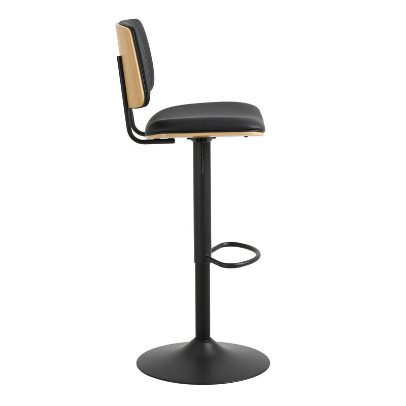 Owen Swivel Upholstered Adjustable Height Counter Stool