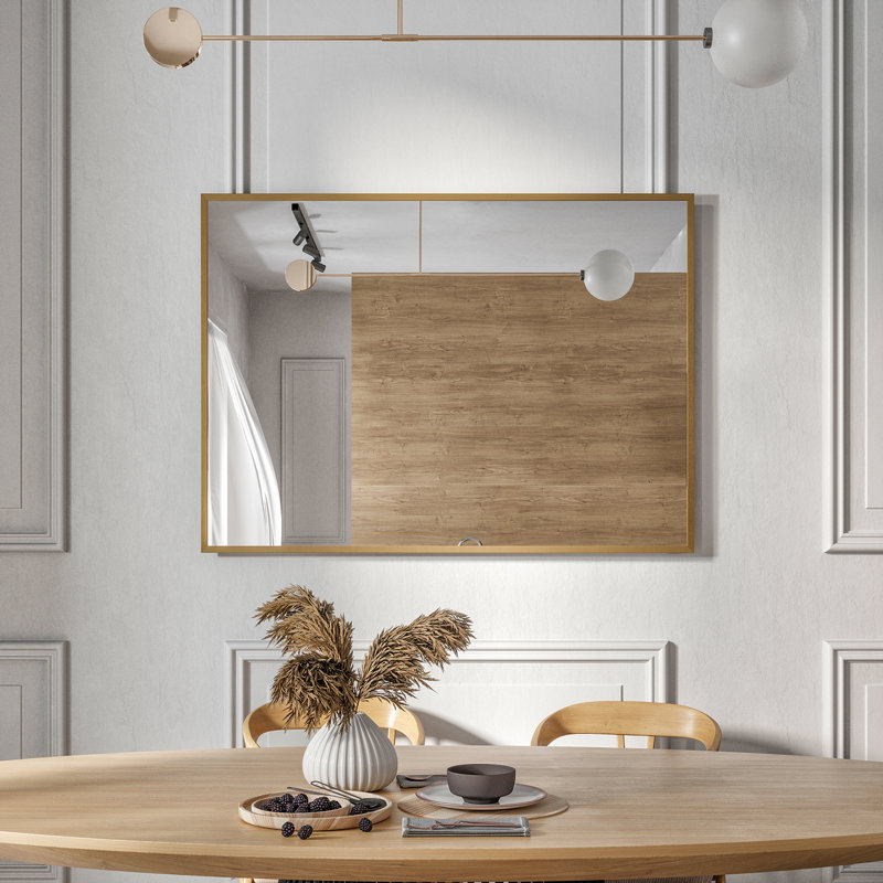 Schweitzer Bathroom / Vanity Mirror, 30" x 42", Gold