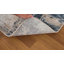 Tapis abstrait bleu / blanc-1433549077