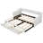 Beige, Twin Xl To King, Upholstered Daybed, Drawers, Buttoned Drawer And Back Surfaces, Comfortable Seating Storage Great Support, Wood Slats
