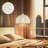 Plug in Pendant Light, 15FT Hemp Rope Cord,Hanging Light with Plug in Cord Rattan Hanging Lamp