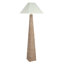 Arcelia 125cm Brown Column Floor Lamp