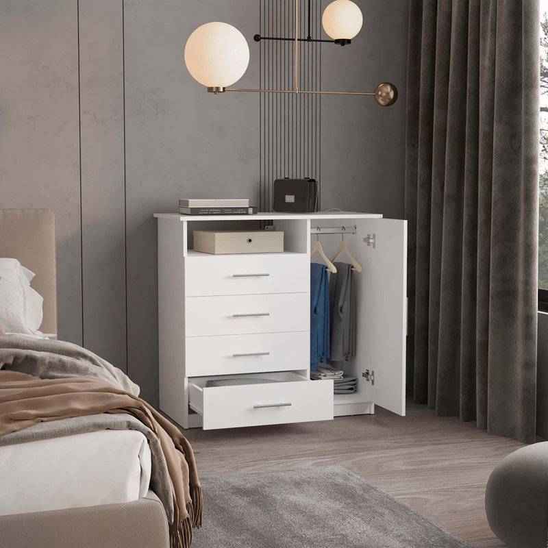 Commode Beaufort, chambre à coucher, blanc