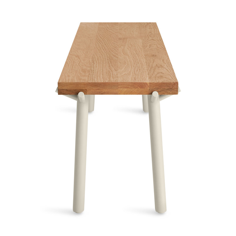 Branch Dining Bench, Oak, White
