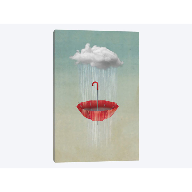 «Umbrella II» par Vin Zzep, reproduction sur toile tendue, H 18 po x l 12 po x P 1,5 po