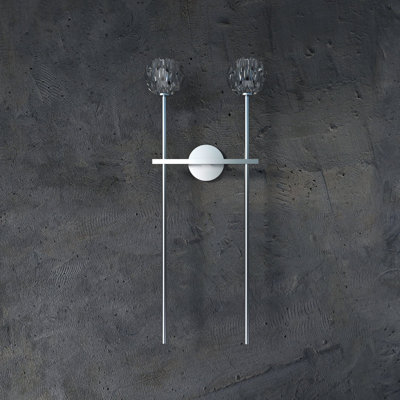 Iron Corner Wall Light
