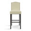 Ensemble de 2 tabourets de bar, tabourets de bar rembourrés à hauteur de comptoir pour îlot de cuisine, pieds en bois d'hévéa-1331476500