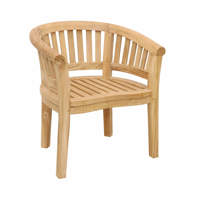 Curve Outdoor Teak Lounge Chair