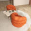 Fauteuil demi-tonneau pivotant rembourré Coyle-1840234588-1867919386