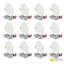 Luminaire encastré à DEL à intensité variable de 4 po à DEL sans culot de 5 W à culot variable de 27 W à 50 K et calibre 630LM-98716471