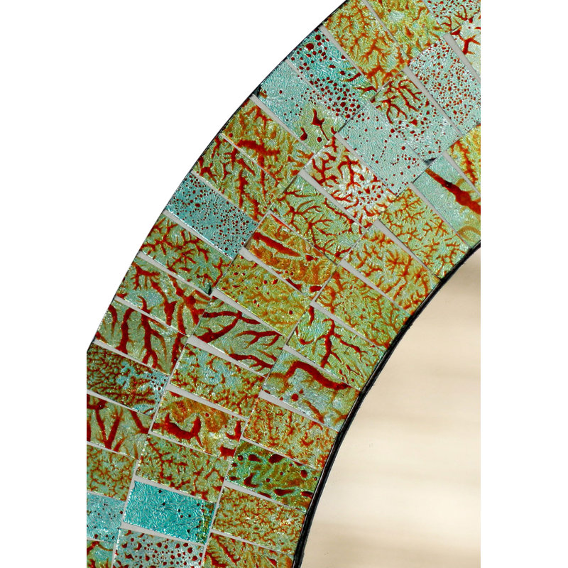 Miroir mural moderne & Ferrysburg, Soleil turquoise