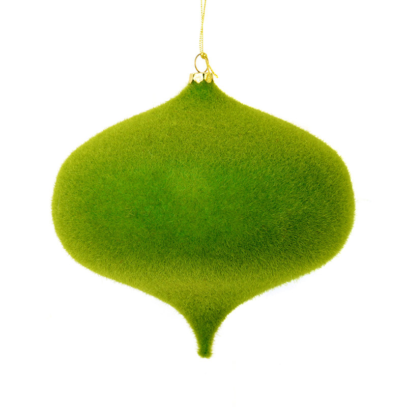 Ornement en oignon 6 po, Vert mousse