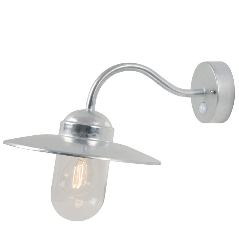 Luxembourg Silver 48cm H Outdoor Barn Light