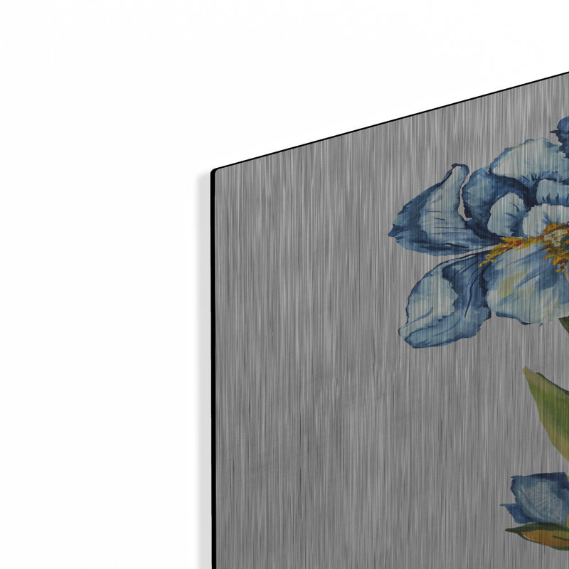  «Botanicals 7» par Jean Plout, art mural en métal, 24 po x 36 po