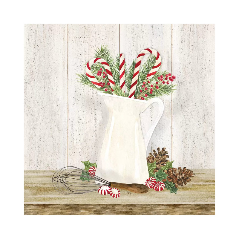 Christmas Kitchen IV by Tara Reed - Wrapped Canvas Gallery-Wrapped Canvas Giclée, 45.72 cm H x 45.72 cm W x 3.175 cm D