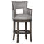 Sidecar Upholstered Stool with Solid Wood Frame-59138211-59137926-59137868
