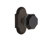 Cottage Plate with Waldorf Black Door Knob