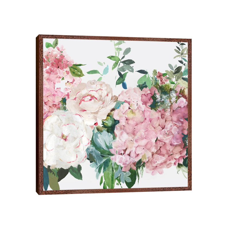 Spring Story I by Asia Jensen - Gallery-Wrapped Canvas Giclée on Canvas, 66.04 cm H x 66.04 cm W, Classic Brown Wood Framed