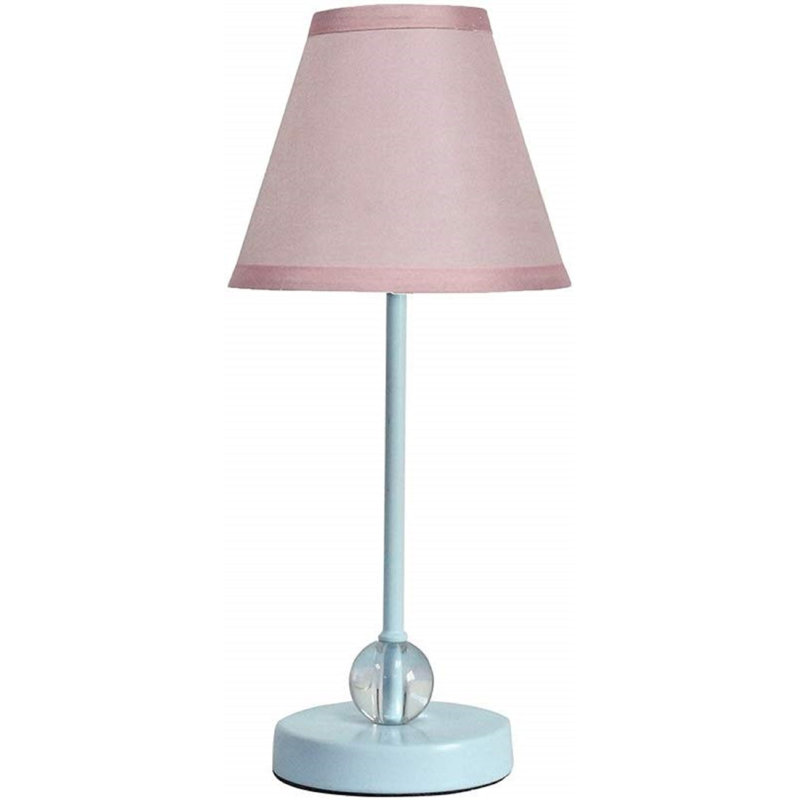 Lampe de table 15 po Morello, Rose, Bleu pastel
