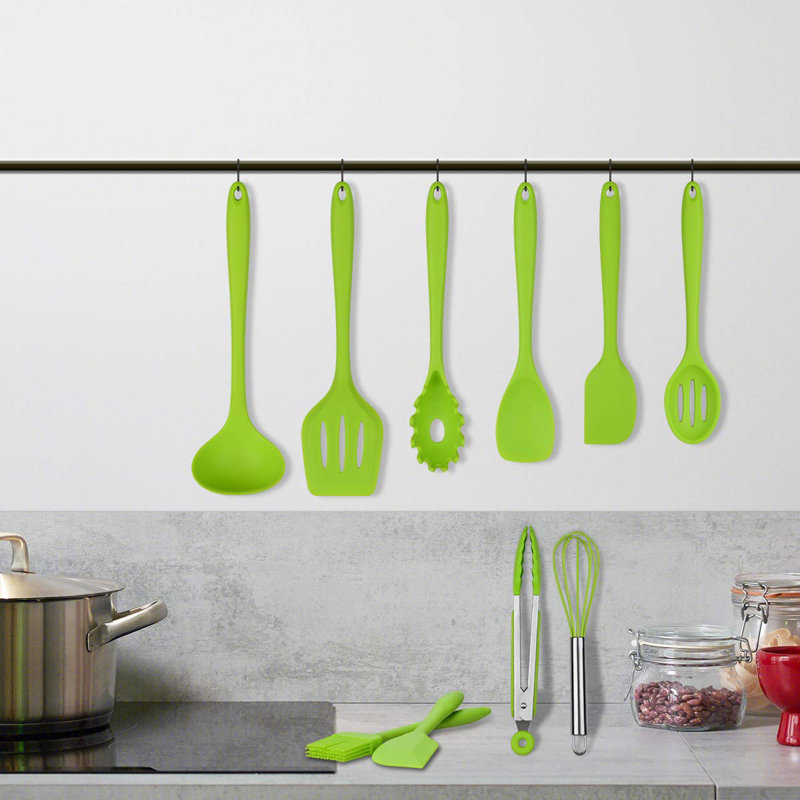 Belfry Kitchen Saffron 10 Balloon Whisk, Green