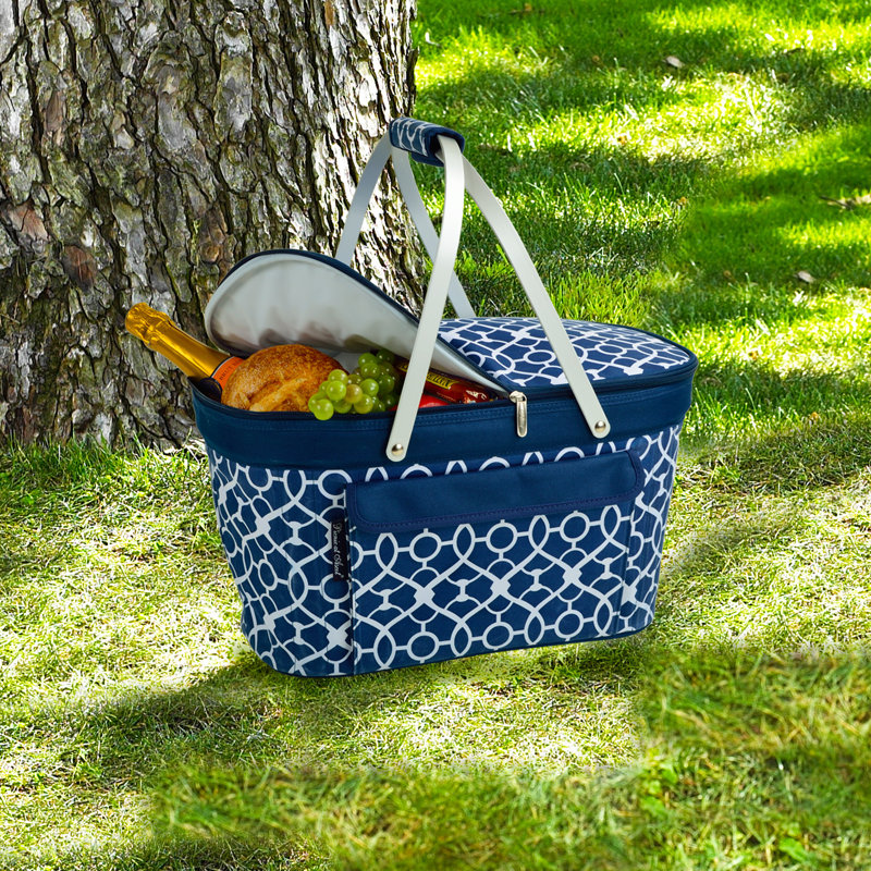 Panier isotherme pliable, Bleu