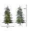 Lighted Artificial Pine Christmas Tree-2093117024