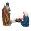 Ensemble de 4 figurines de crèche de Noël