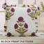 Housse de coussin à motif de volants, mauve 14 x 20 po Fab print, hiver Fab Fabine, imprimé bloc-106744364