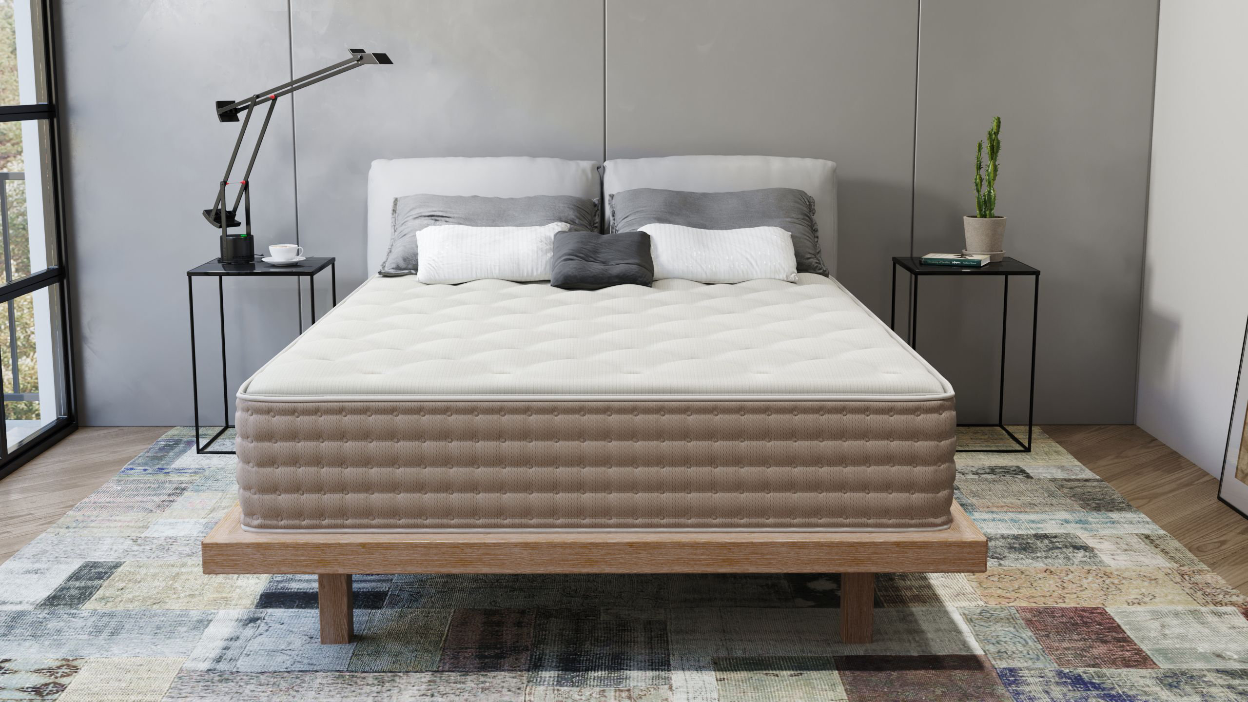 Alwyn Home Jackeline 11" Firm Hybrid Latex Mattress Wayfair