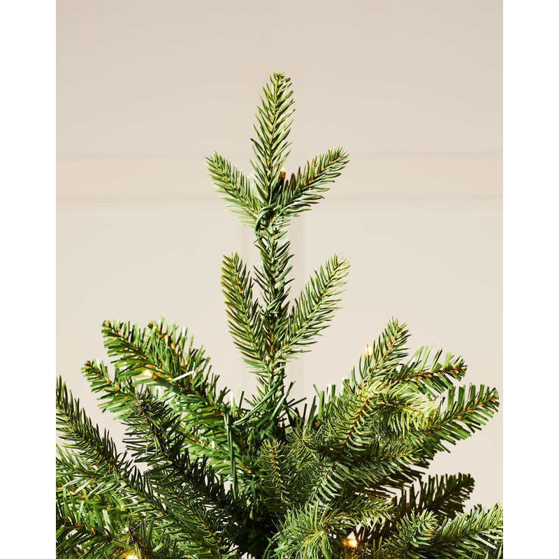 Lighted Artificial Fir Christmas Tree, 6ft H