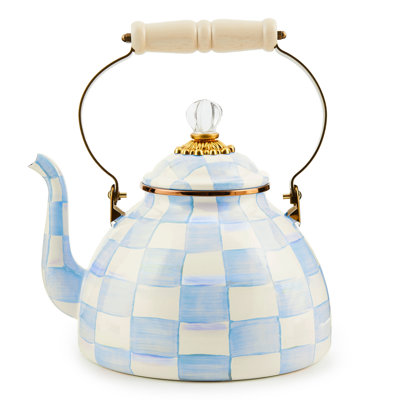 Sky Check Tea Kettle