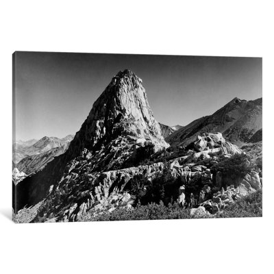 « ailette dome » par ansel adams, reproduction de photo sur toile tendue