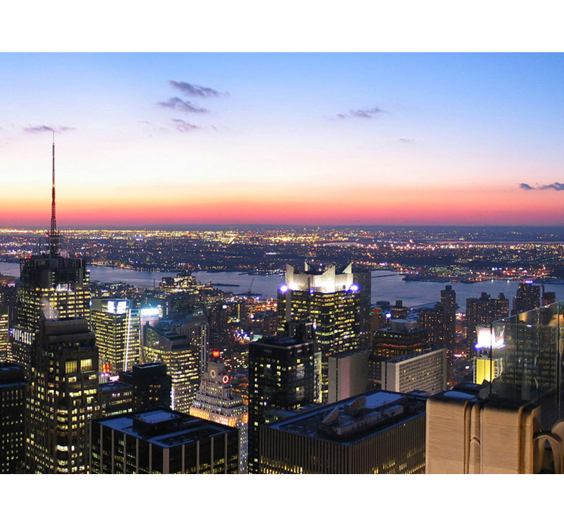 Horizon panoramique de New York (droite), H 18 po x l 24 po