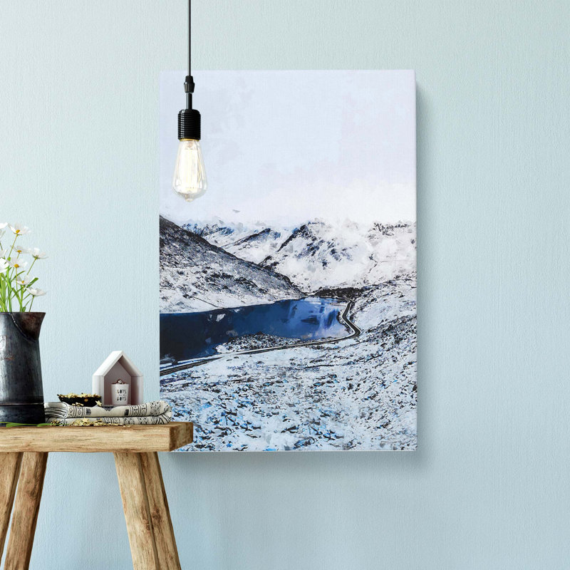 Tryfan Mountain In Snowdonia Wales - Wrapped Canvas Print, 91cm H x 60cm W x 3cm D