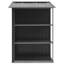 Garden Shed with Rack 205x130x183 cm Iron-1598157139