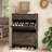 Farmhouse 16 Pair Shoe Cabinet with 2 Storage Drawers-114287903