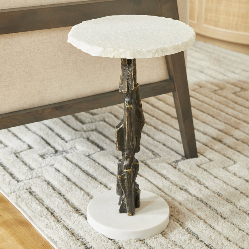 Amida Marble Top End Table