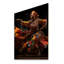 Jarya, danse tribale africaine, impression sur bois-1782563508